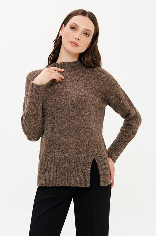 23364 Свитер женский (пепельно-коричневый)
