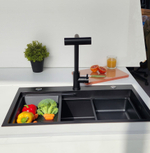 Многофункциональная кухонная мойка из нержавеющей стали BZ9949HS цвета Черный