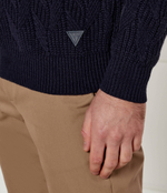 Свитер EVANDER GUESS - темно-синий(M4BR19 Z3HD1)