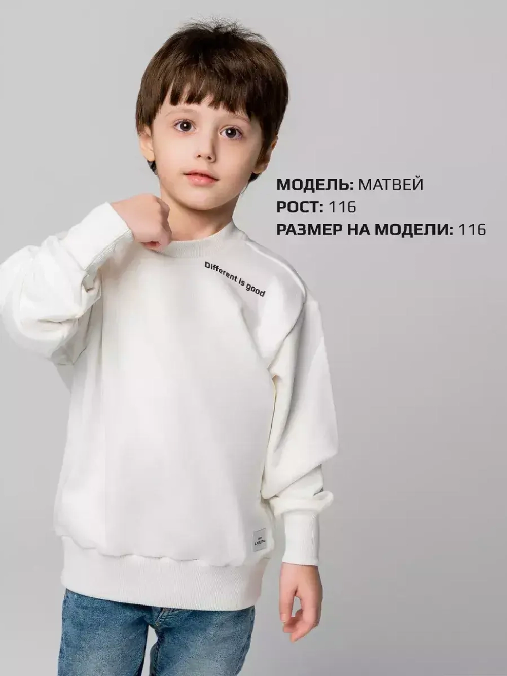 Свитшот для мальчика спортивный в школу