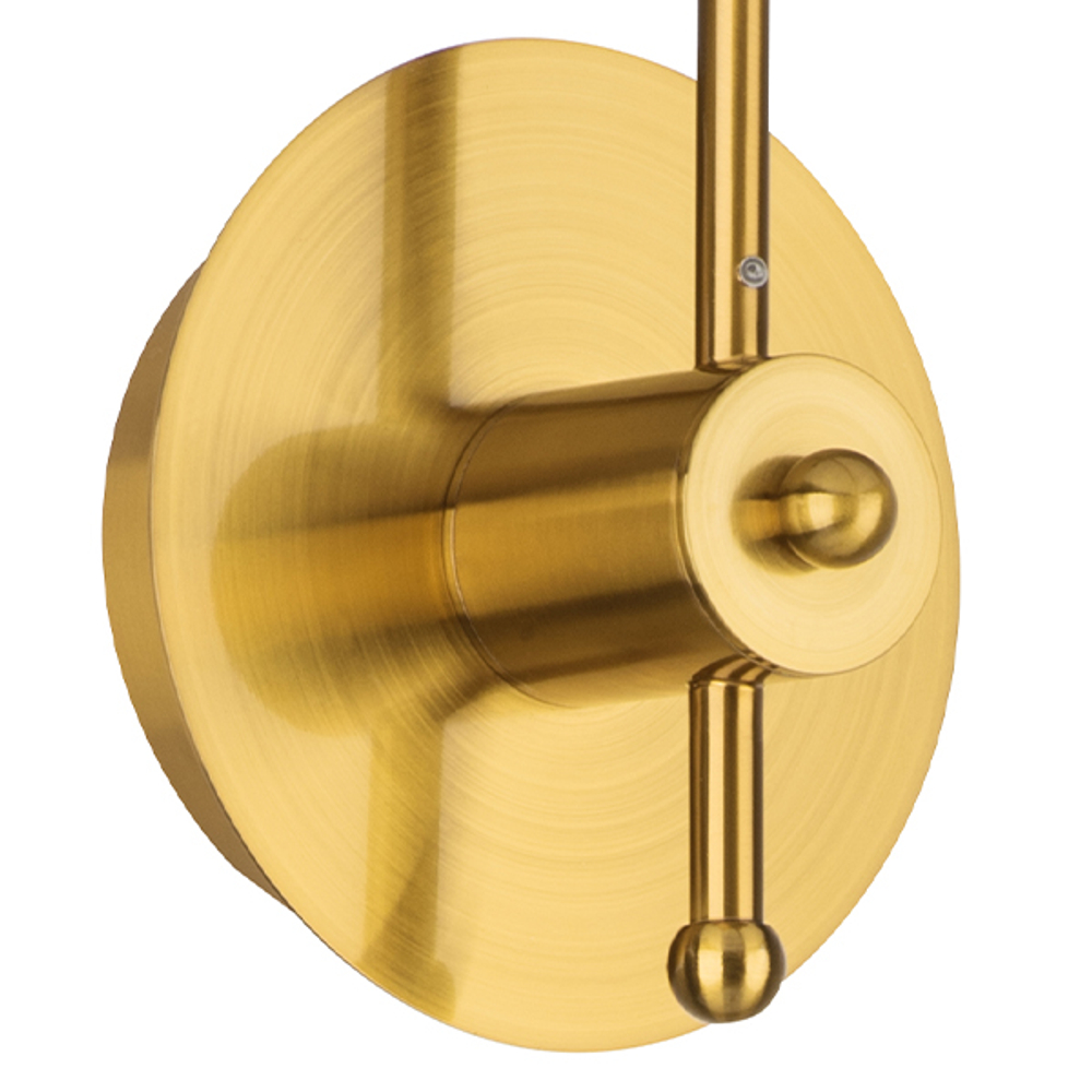 729611 Бра SFERICO 1х40W E27 ЛАТУНЬ/ПРОЗРАЧНЫЙ