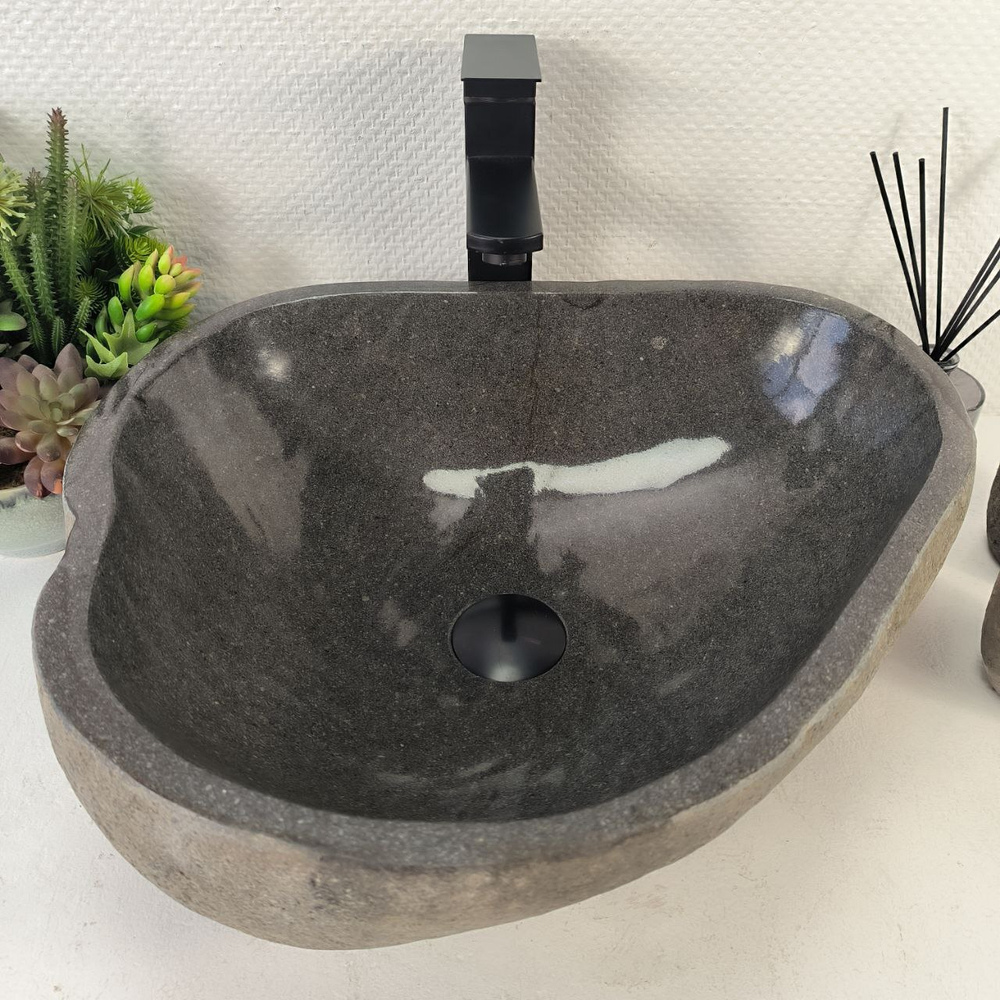 Раковина из речного камня RS-65492 46*42*15 0856