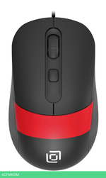Мышь Oklick 310M черный/красный (1869102)