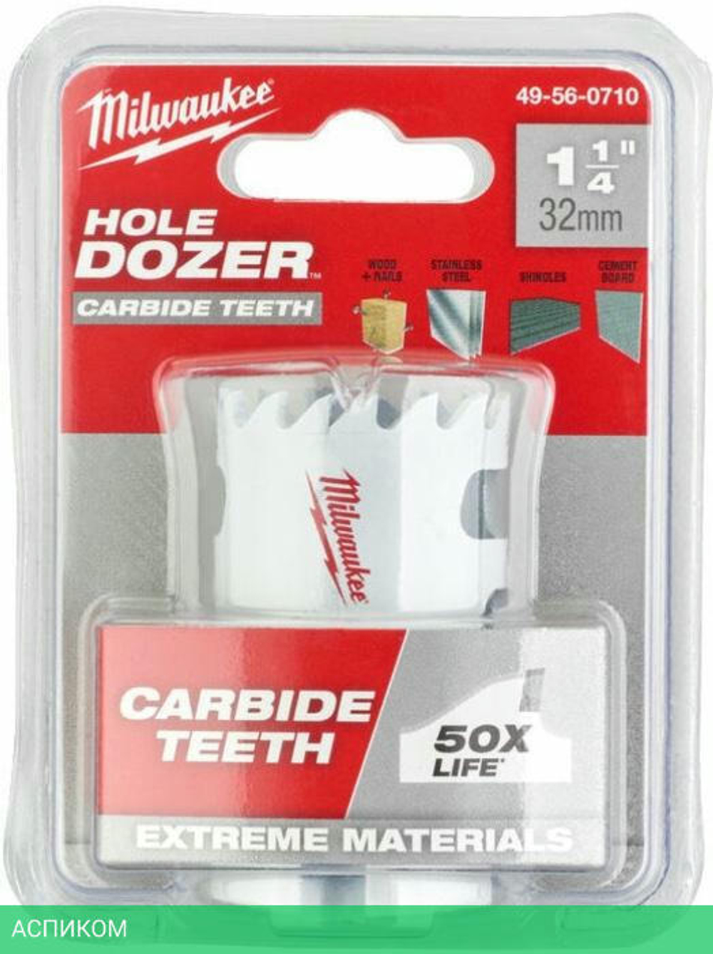 Коронка Milwaukee Hole Dozer Carbide 32мм (49560710)
