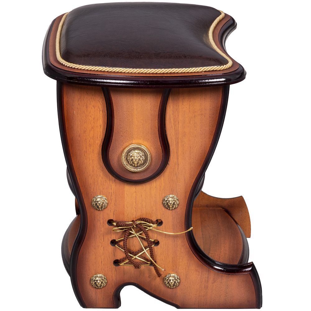 Табурет Сапог с ящиком Шоколад