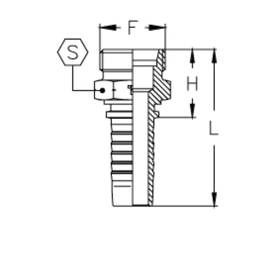 Фитинг DN 16 DKO-S (Ш) 30x2 20