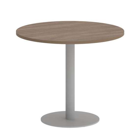 Onix Direct Стол круглый O.SPRG-1 Дуб Аризона/Металл Серый 900*900*750
