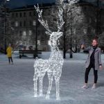 светодиодный олень