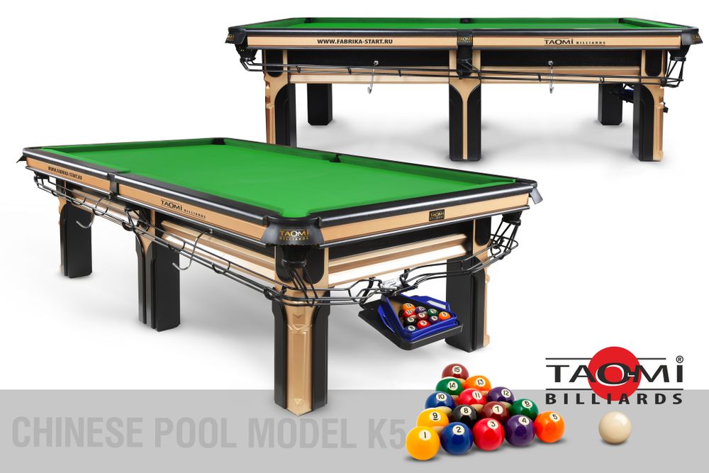 Китайский пул TAO-MI Model 1 (К5) 9 ft, сукно Green
