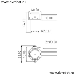 Перистальтический насос - 24В