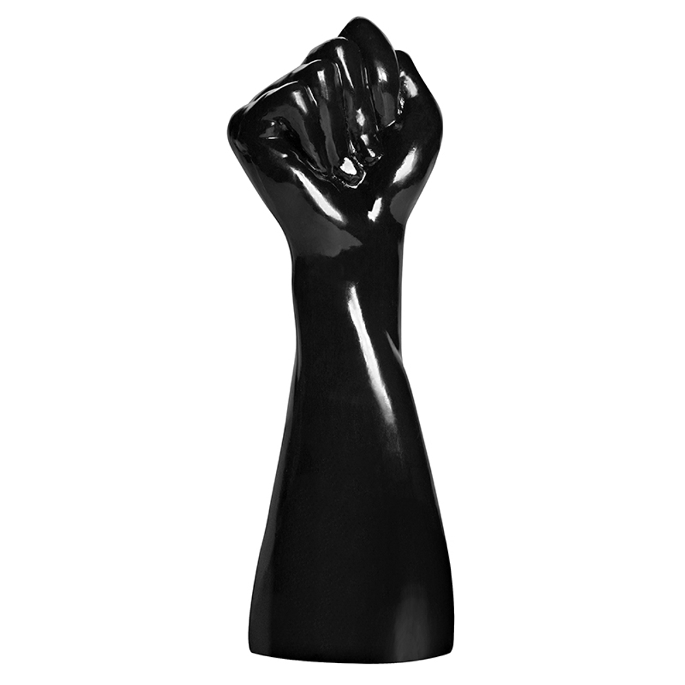 Стимулятор в форме руки Rise-Up Fist - 26 см. (Цвет: черный)