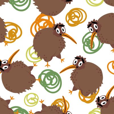 Киви птичка