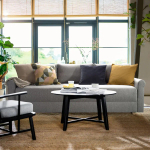 3-местный диван-кровать - IKEA DÅNHULT/DANHULT,  78x96x220см, серый, ДАНХУЛЬТ ИКЕА