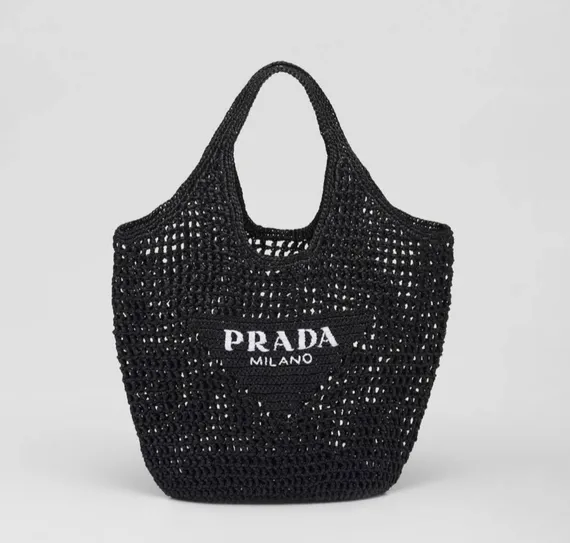 Женская сумка-тоут PRADA RAFFIA