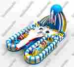 Коммерческий надувной батут "Ракета" 20*10*7 м