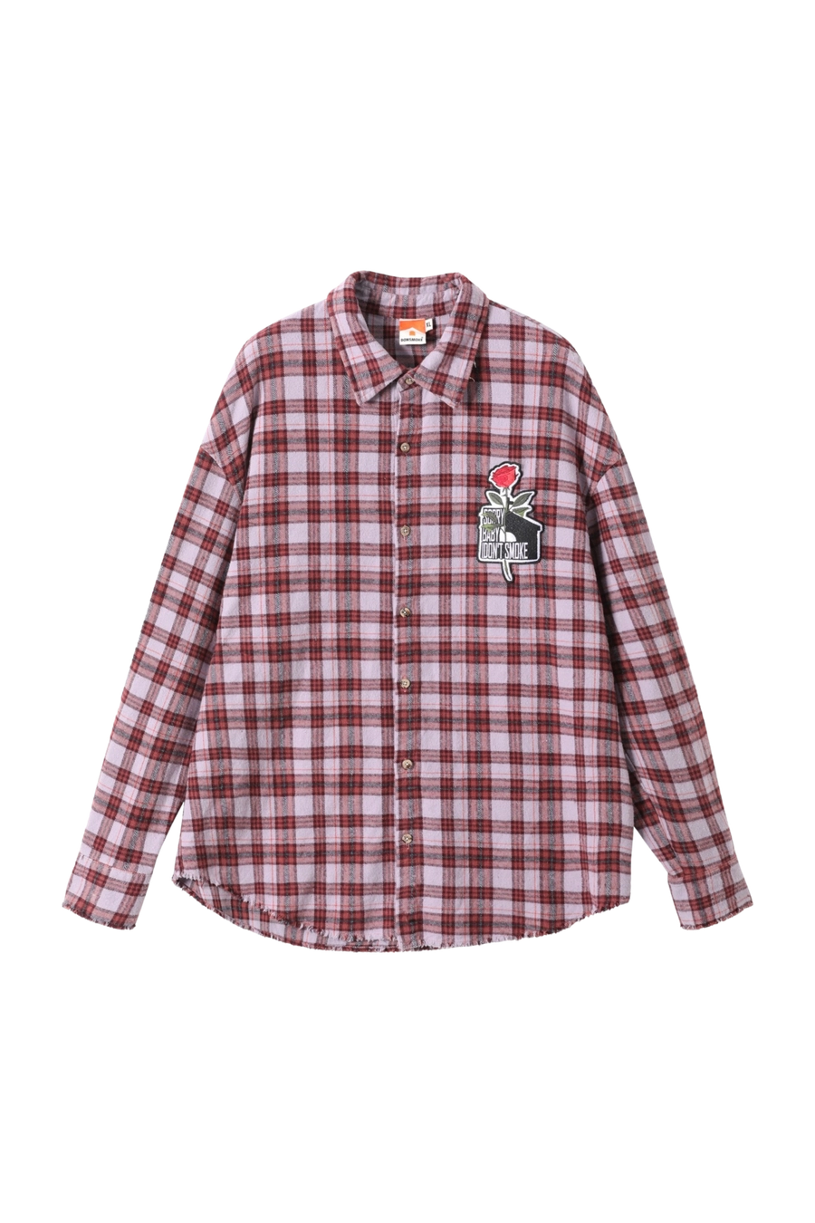 Рубашка DONSMOKE Washed Effect Plaid Shirt