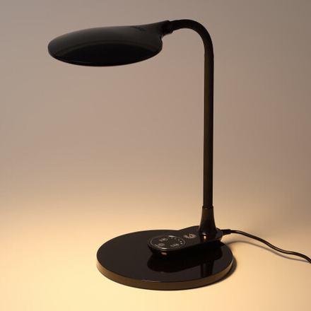 Настольный светильник ЭРА NLED-498-10W-BK светодиодный сo съемным основанием черный