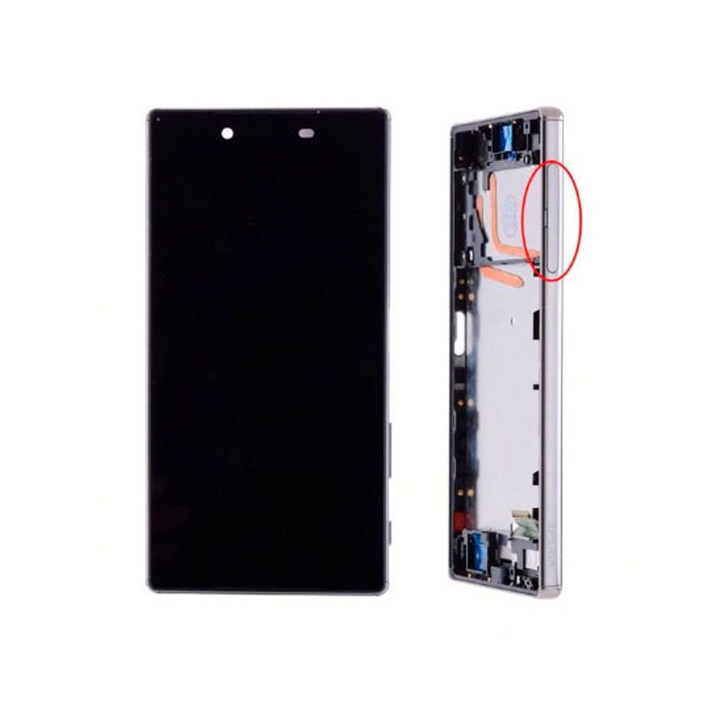 Дисплей для Sony Z5 в сборе с тачскрином на рамке 2 сим (White)