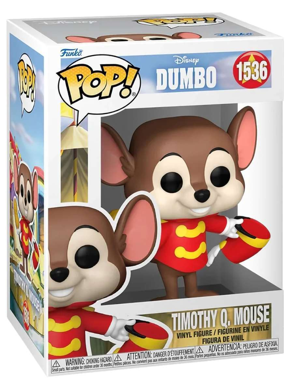 Фигурка Funko POP! Disney Dumbo S3 Timothy Q.Mouse (1536) 80208