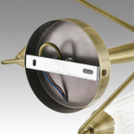 6584/8C MODERNI LN25 000 бронза/прозрачный, металл/стекло Люстра потолочная E14 8*40W 220V DOLIANA