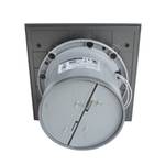 Энергосберегающий бесшумный вентилятор ММ-Р 07 UE металл квадрат 100 м³/час 5,5 Вт с обратным клапаном металл