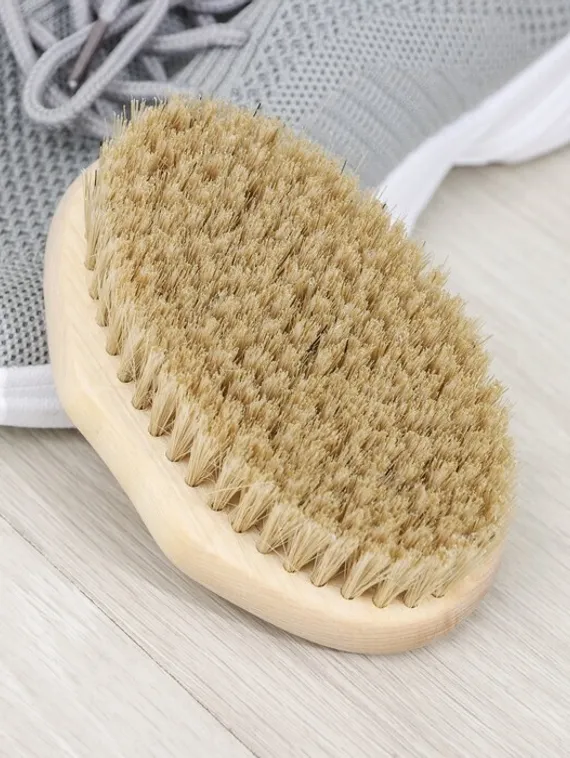 Щётка для обуви Доляна, без ручки, натуральная щетина, 156 пучков