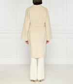 Хлопковое пальто Weekend MaxMara - бежевый(250160116)