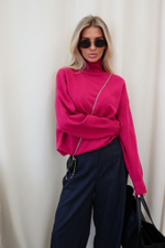 Свитер свободный из мягкой пряжи с кашемиром