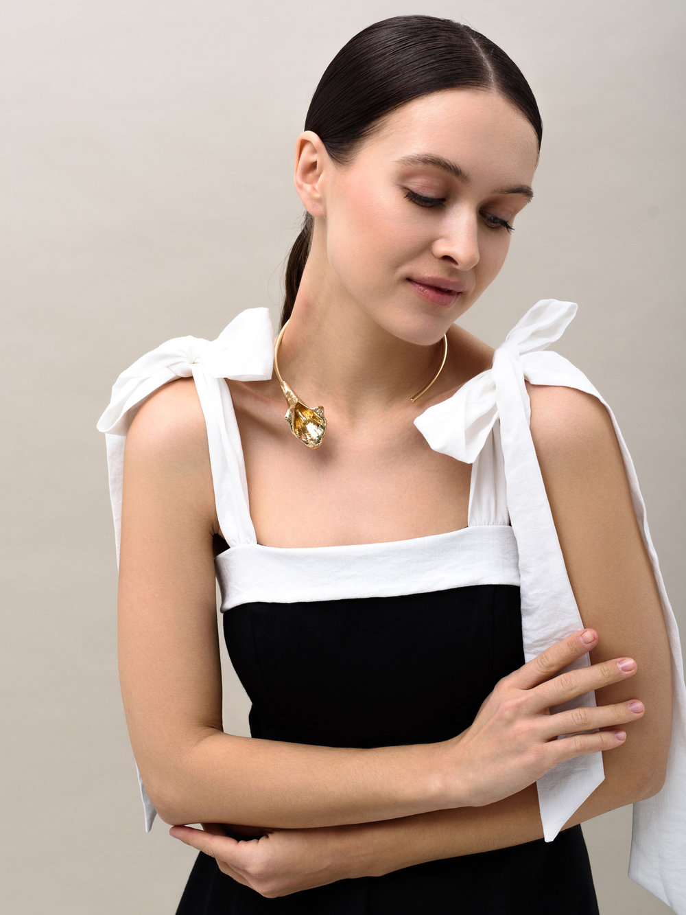 Обруч "Lily" Gold