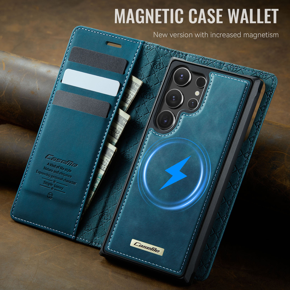 Чехол-кошелек CaseMe 2 in 1 MagSafe Samsung Galaxy S23 Ultra