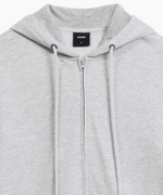 Мужская толстовка с капюшоном Atlantic, 1 шт. в уп., хлопок, светло-серый меланж, HMT-001