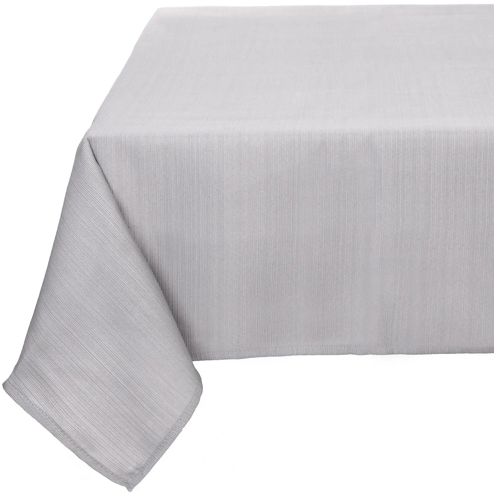 Скатерть 147*183 см «HOME», водоотталкивающая, цвет серый