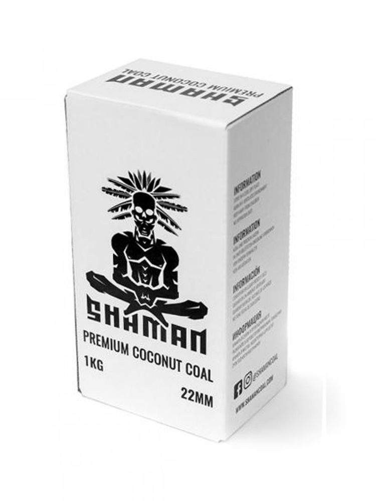 Уголь кокосовый «Shaman» 22 мм. (96 шт., 1 кг.)