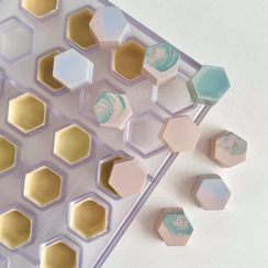 752 | Форма для шоколадных конфет "Геометрия-8" (275*175мм)