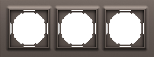 Рамка 3-я, Wave мокко, серия A07