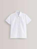 Рубашка с коротким рукавом школьная для мальчика Next M13-622, 5 шт., Белый