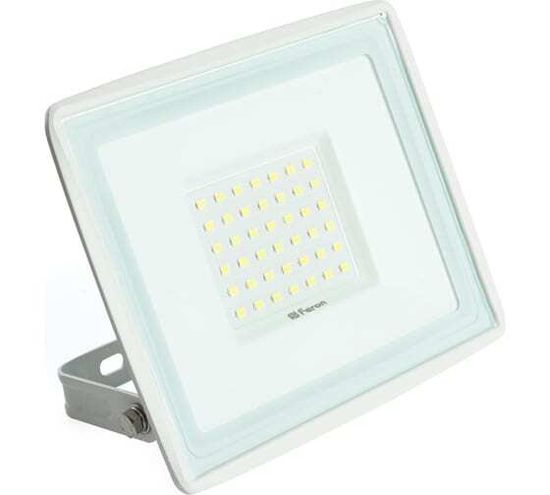 Прожектор светодиодный Feron LED 50 Вт IP65  6400К  белый алюм.корпус