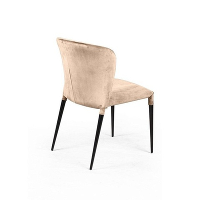 Стул Albert штабелируемый в бежевом велюре 5