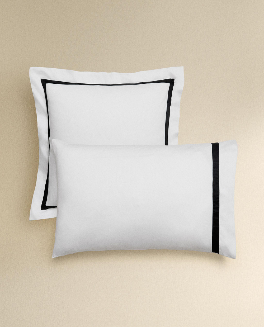 Наволочка Zara Home сатин, хлопок 100%, однотонный, 5136/091