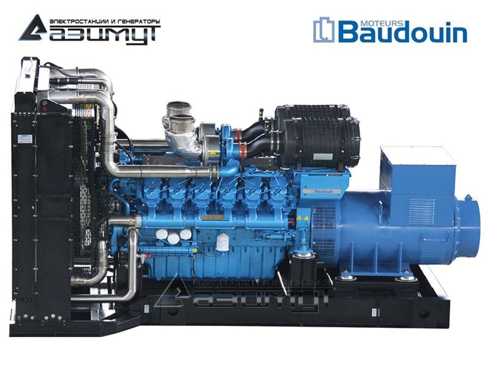 Дизельный генератор Азимут АД-900С-Т400-1РМ9 Baudouin