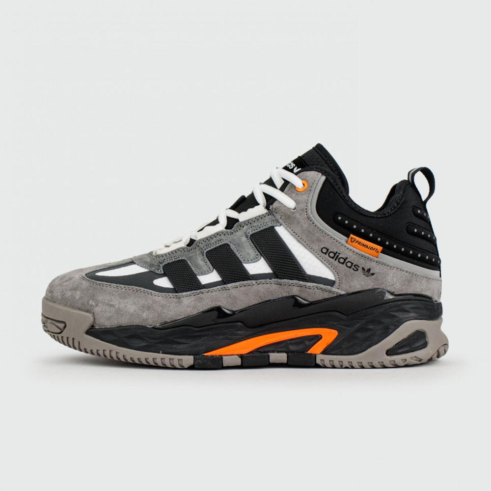 кроссовки Adidas Niteball Grey / Black / Orange Winter