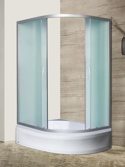 Душевое ограждение RIVER DON 120/80/24 МТ L Душевое ограждение без поддона 120х80х170 10000000098 Ассимметрия Правая или левая Хром матовый