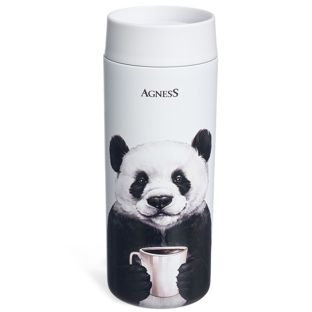 ТЕРМОКРУЖКА PANDA 350 МЛ, КОЛБА НЕРЖ.СТАЛЬ 18/10