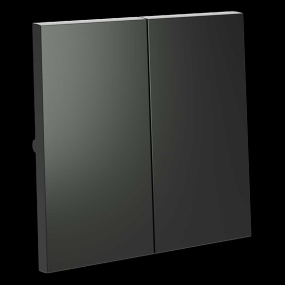 Клавиши для выключателя/переключателя двухклавишного S70 (титан) Voltum VLS000306