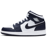 Кроссовки Air Jordan 1 Mid GS Obsidian