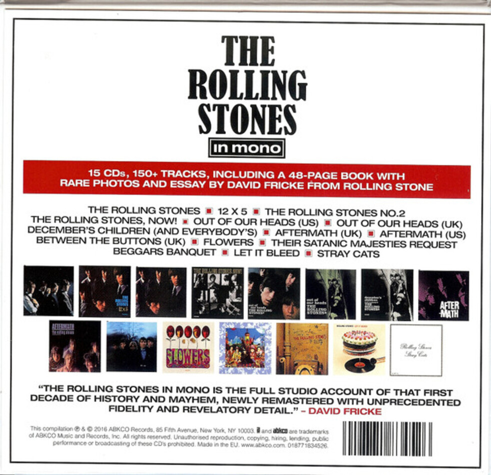 The Rolling Stones / The Rolling Stones In Mono (15CD)