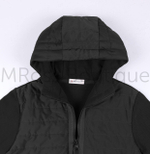 Мужская комбинированная куртка Moncler (Монклер) из нейлона и смесовой шерсти