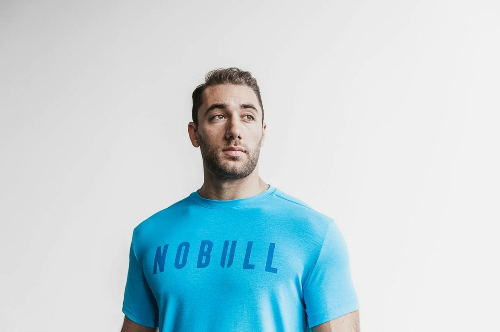 Футболка NOBULL голубая