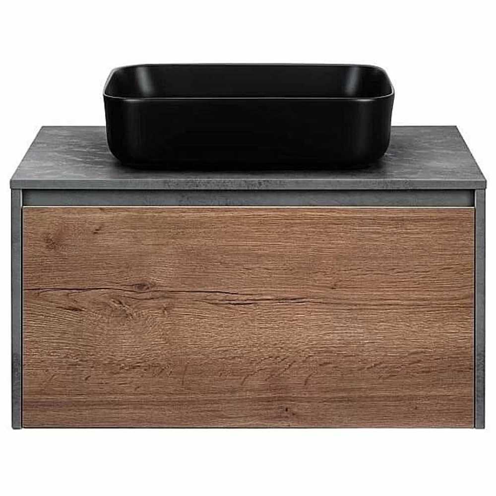Тумба с раковиной Vincea Mesa 800 T.Oak + Beton