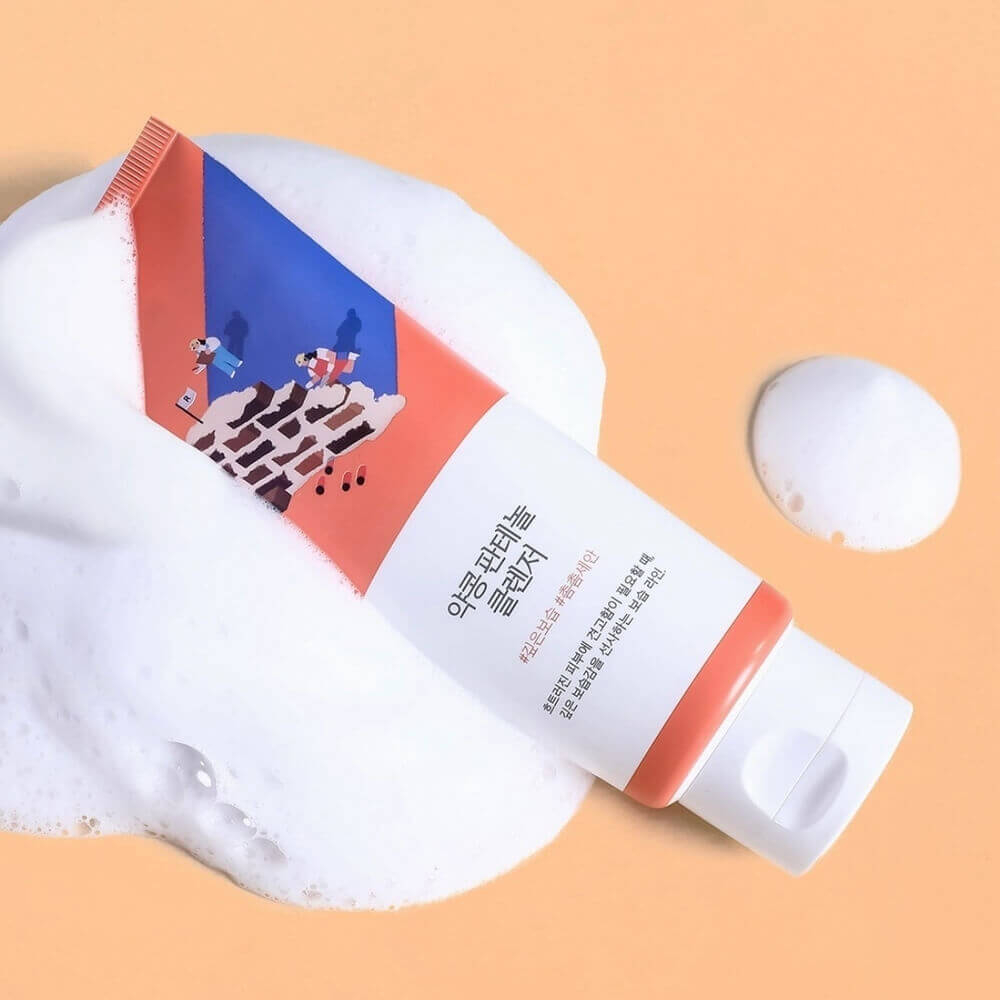 Пенка для умывания с чёрной соей и пантенолом Round Lab Soybean Panthenol Cleanser, 150мл